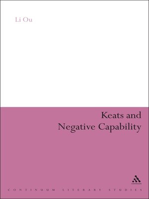 cover image of Keats and Negative Capability